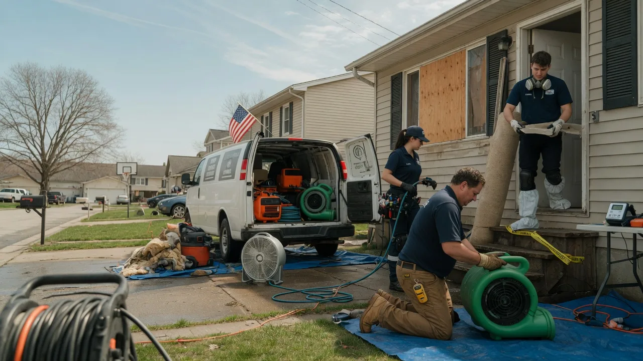 Water Damage Restoration in Fulton, IL near me